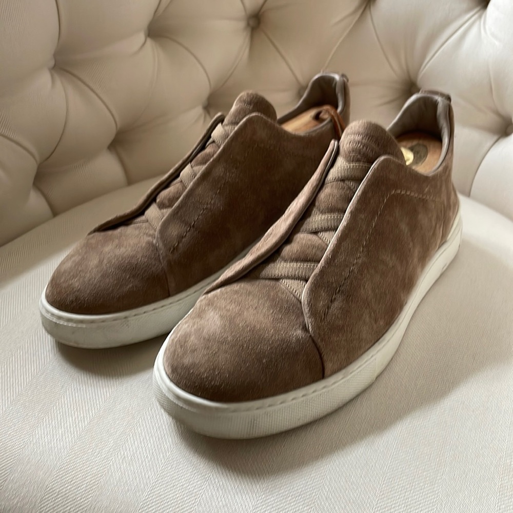 Ermenegildo Zegna suede sneakers